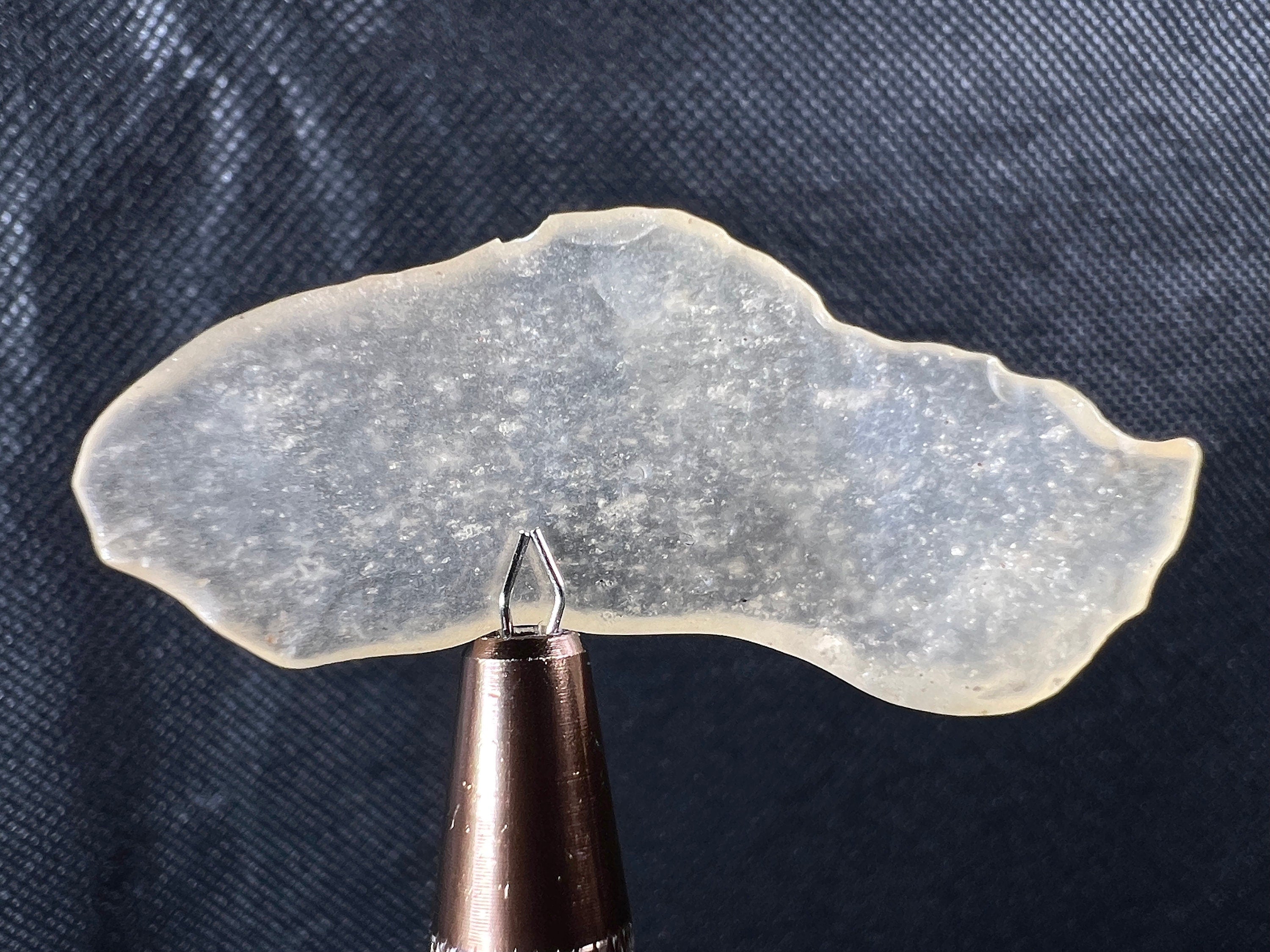 Libyan Desert Glass Raw Crystal - Rare 4.4g Natural Stone for Chime Making, Unique Spiritual Gift & Home Decor | Meditation, Energy Healing & Jewelry Crafting
