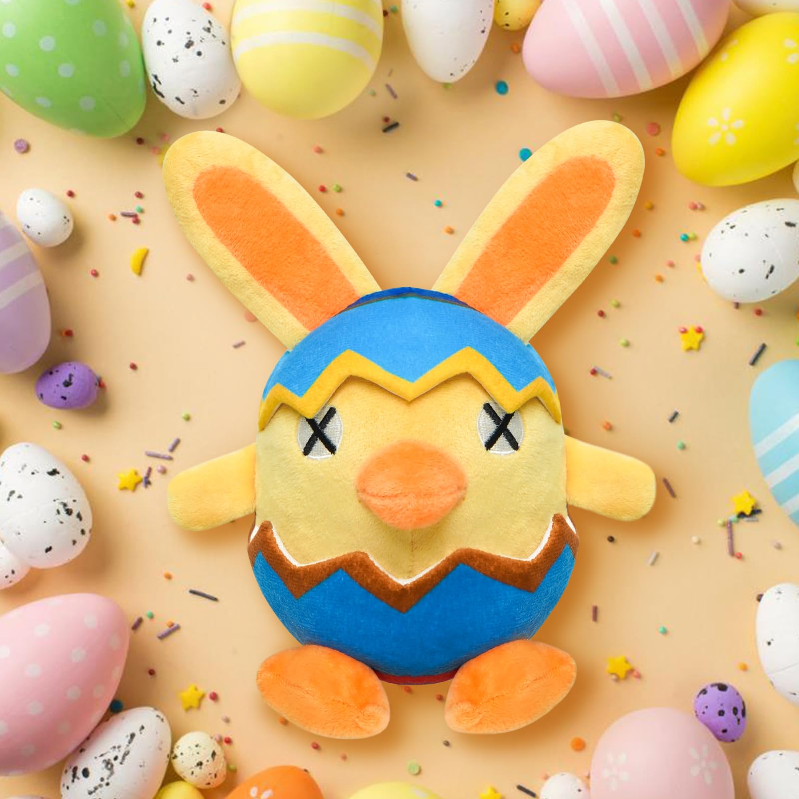 Easter Plush Squeaky Dog Toys - Bunny Shaped Soft Stuffed Chew Toys for Small, Medium & Large Dogs - Perfect Easter Gift for Pets & Fun Playtime at Home