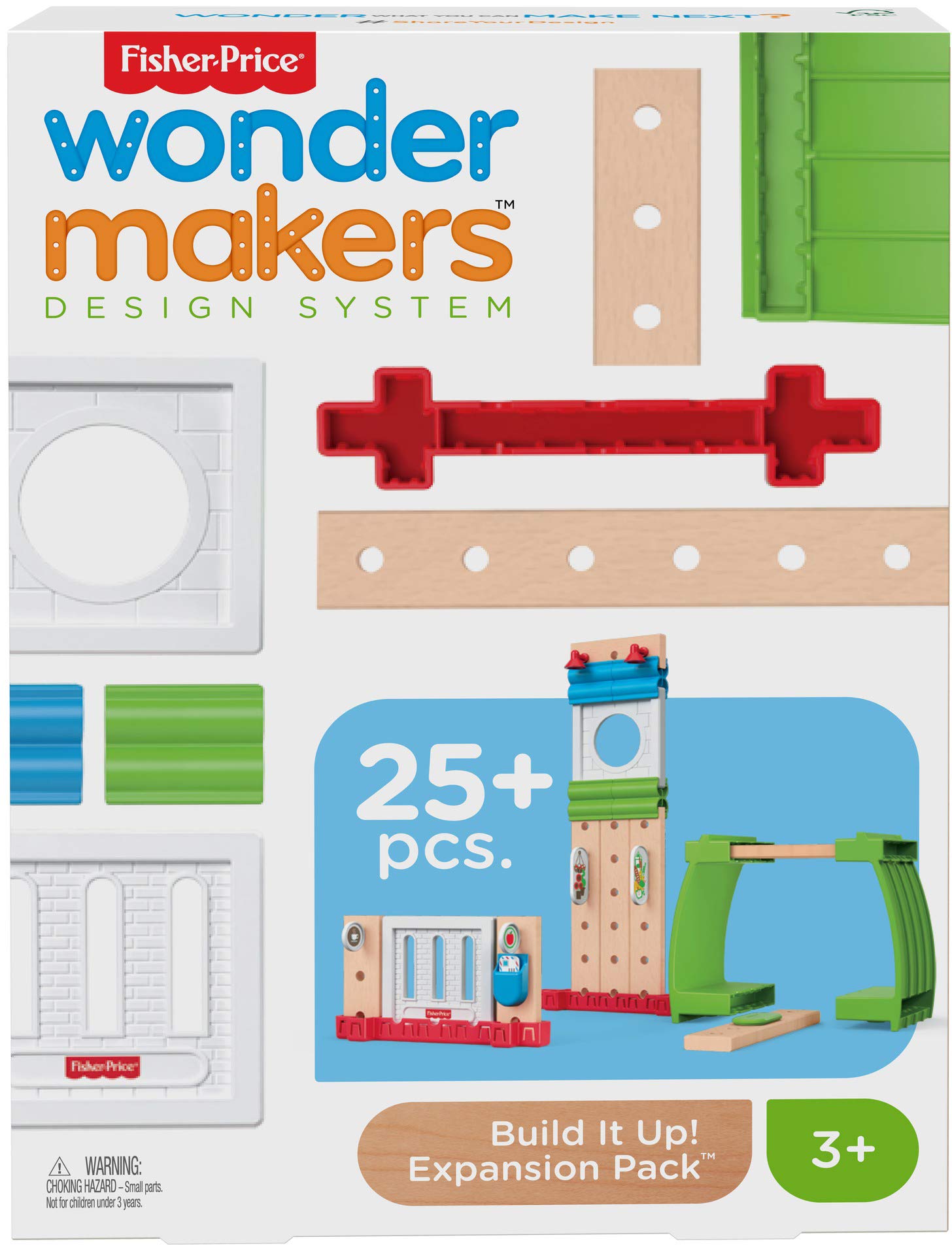 Fisher-Price Wonder Makers Expansion Pack - STEM Construction Toys for Kids Ages 3+ | Creative Building Blocks Set for Early Learning & Developmental Play (Mattel GFP80) | Perfect for Preschool Classroom, Birthday Gifts & Indoor Creative Activities