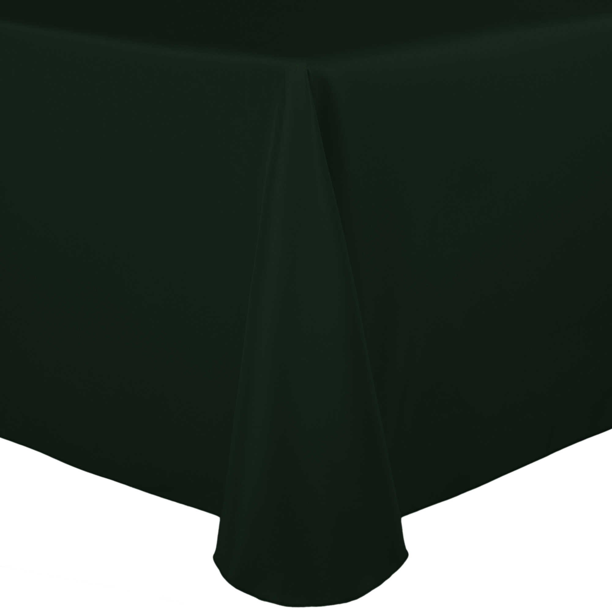 90x156-Inch Polyester Linen Tablecloth - Forest Green for Dining & Events