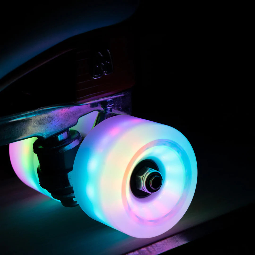 **Moxi Roller Skates with Cosmo Glow 60mm Wheels (4-Pack) – Perfect for Outdoor Skating, Rink, and Fun Fitness Activities**