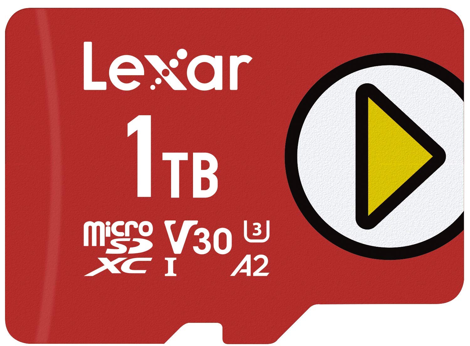 Lexar PLAY 1TB Micro SD Card - UHS-I, U3/V30/A2/C10, Up to 160MB/s Read Speed - Compatible with Nintendo Switch, Smartphones, Tablets - Perfect for Gaming, 4K Video & Mobile Storage (LMSPLAY001T-BNNAG)