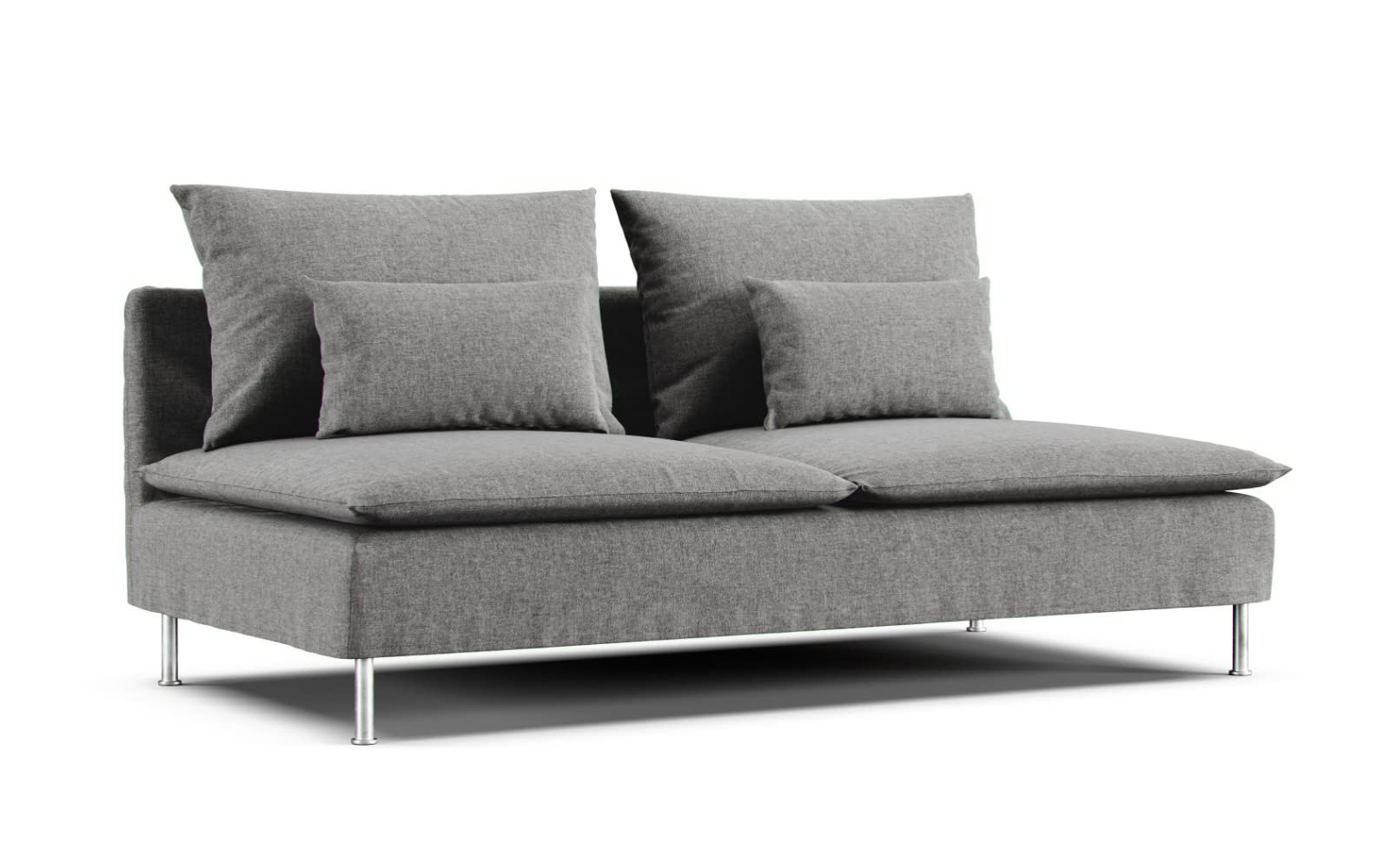 Custom Sofa Cover for IKEA Söderhamn 3-Seater - Premium Stretchable Slipcover Replacement (Beige) | Perfect for Living Room, Home Decor & Furniture Protection