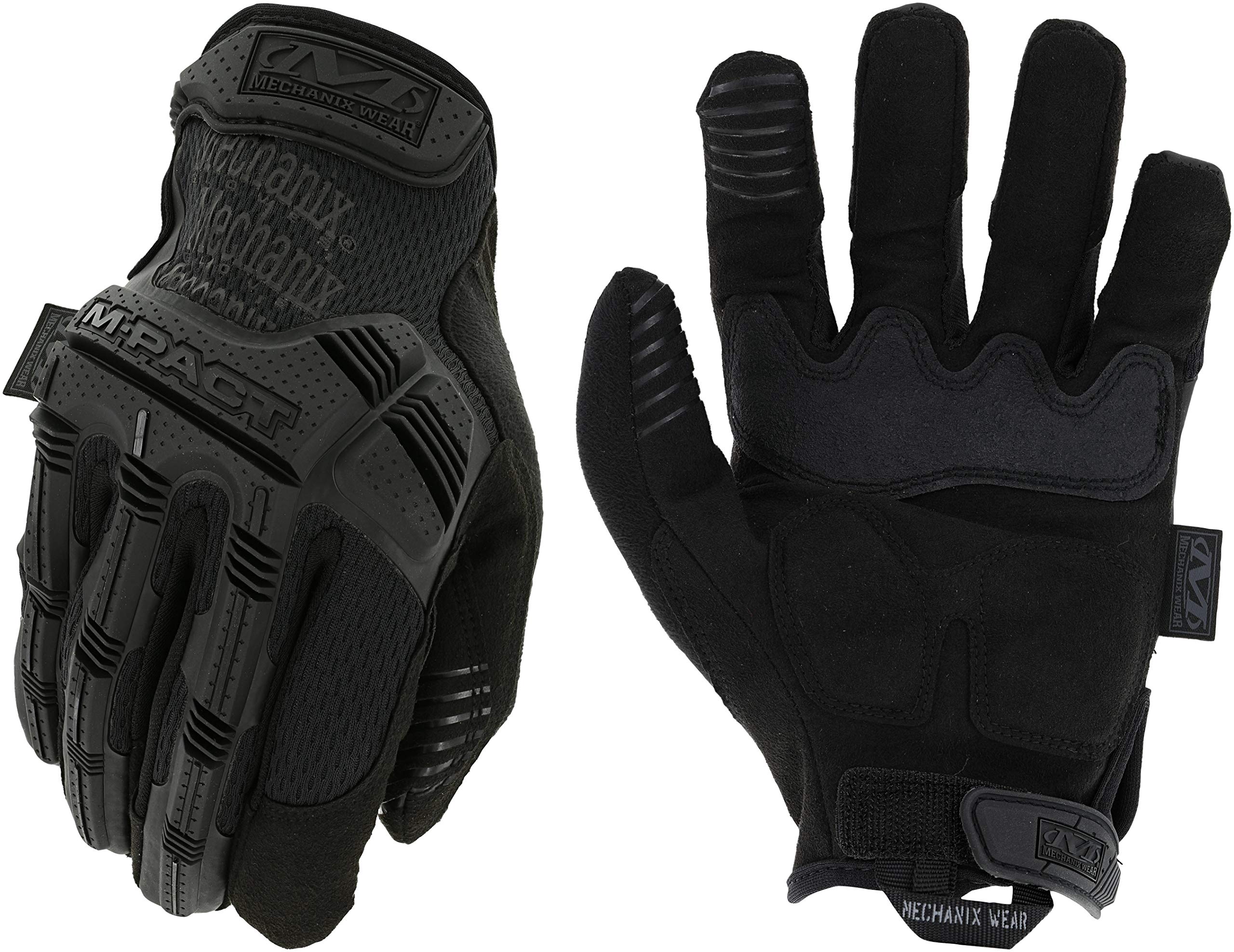 Mechanix Wear M-Pact Covert Tactical Gloves - Secure Fit Touchscreen Safety Gloves for Men with Impact Protection & Vibration Absorption - Ideal for Construction, Shooting, Motorcycling & Outdoor Work (Black, Small)
