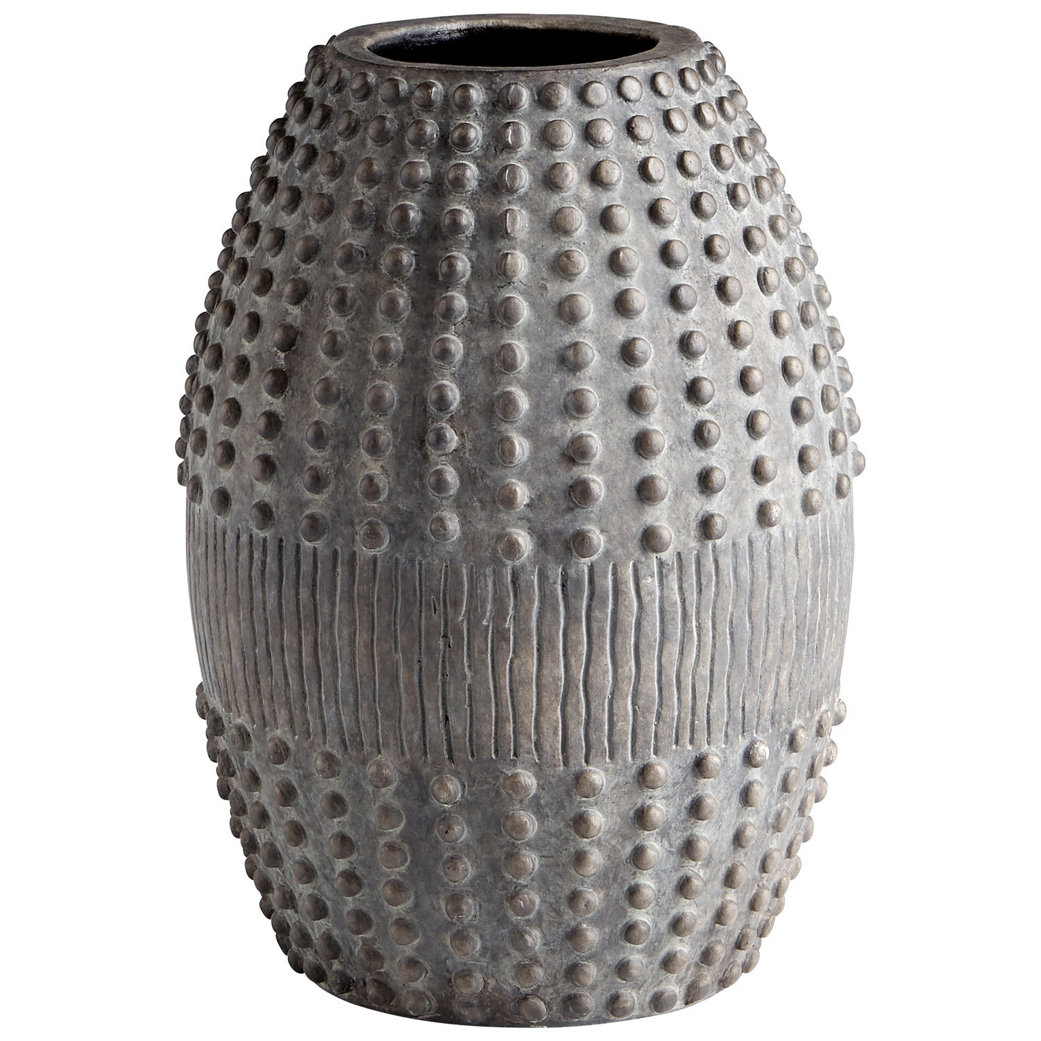Cyan Design 10996 Scoria Planter - Small Gray Indoor/Outdoor Flower Pot by J. Kent Martin - Perfect for Home Decor, Garden, Patio & Office Plants