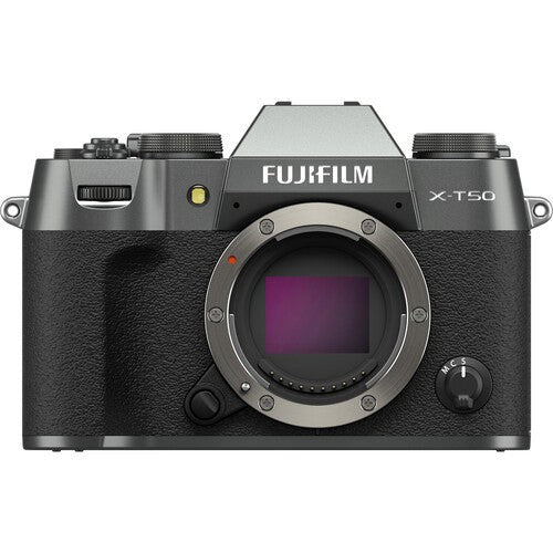 Fujifilm XT50 Mirrorless Digital Camera Body Only - Professional 4K Vlogging & Photography for Travel, Street & Portrait Shooting