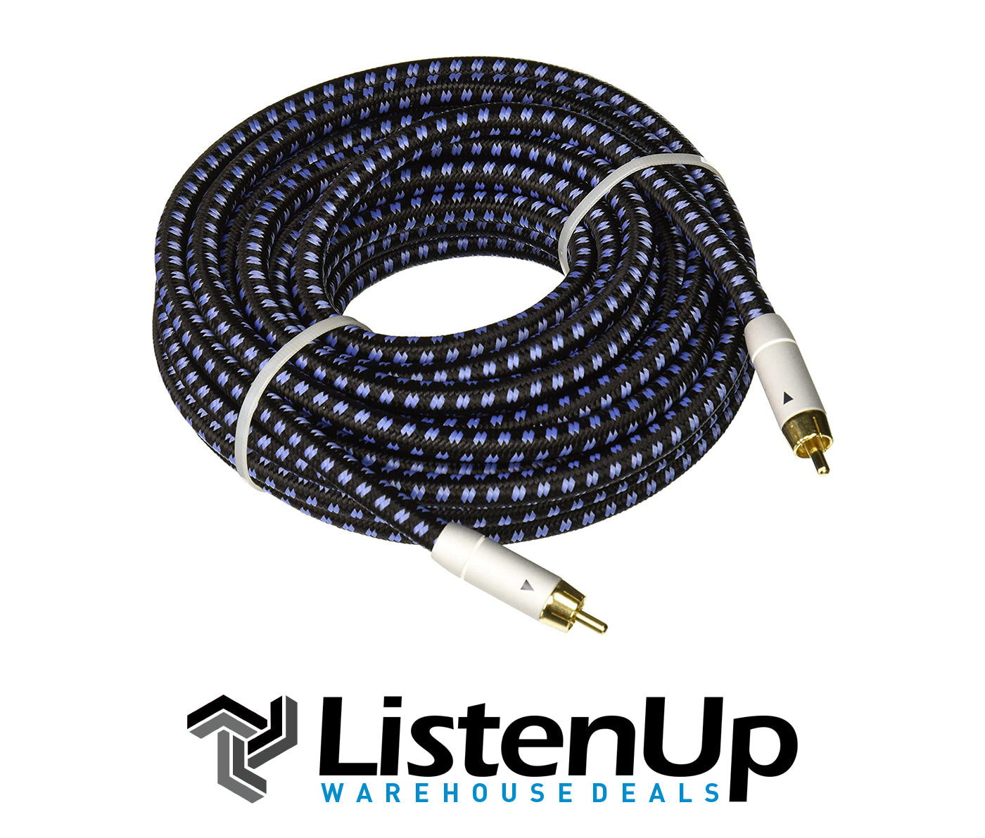 High-Quality SVS SoundPath Single RCA Cables for Home Theater & Audio Systems - Premium Shielded RCA Interconnect Cables for Clear Sound Transmission - Perfect for Speakers, Subwoofers & AV Receivers