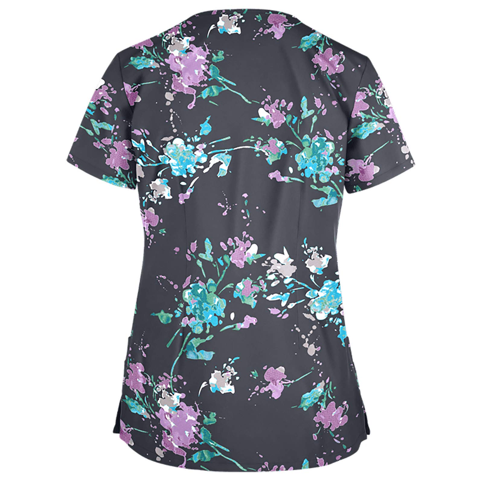 Women's Short Sleeve V-Neck Blouse - Breathable Summer Work Tops for Office & Thanksgiving - Casual Comfort Shirt for Women's Business Attire & Holiday Gatherings