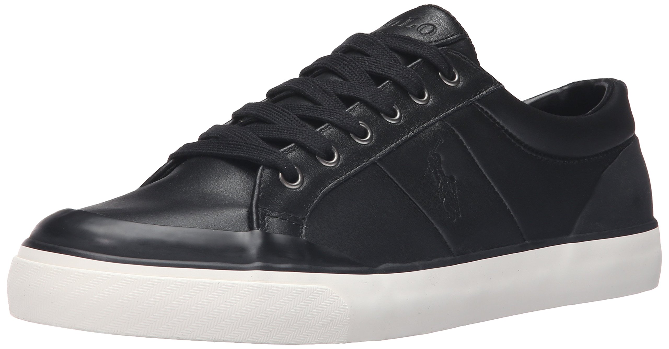 Polo Ralph Lauren Men's Ian Sport Leather Fashion Sneakers - Stylish Casual Shoes for Men | Comfortable Walking & Everyday Wear | Perfect for Work, Travel & Outings