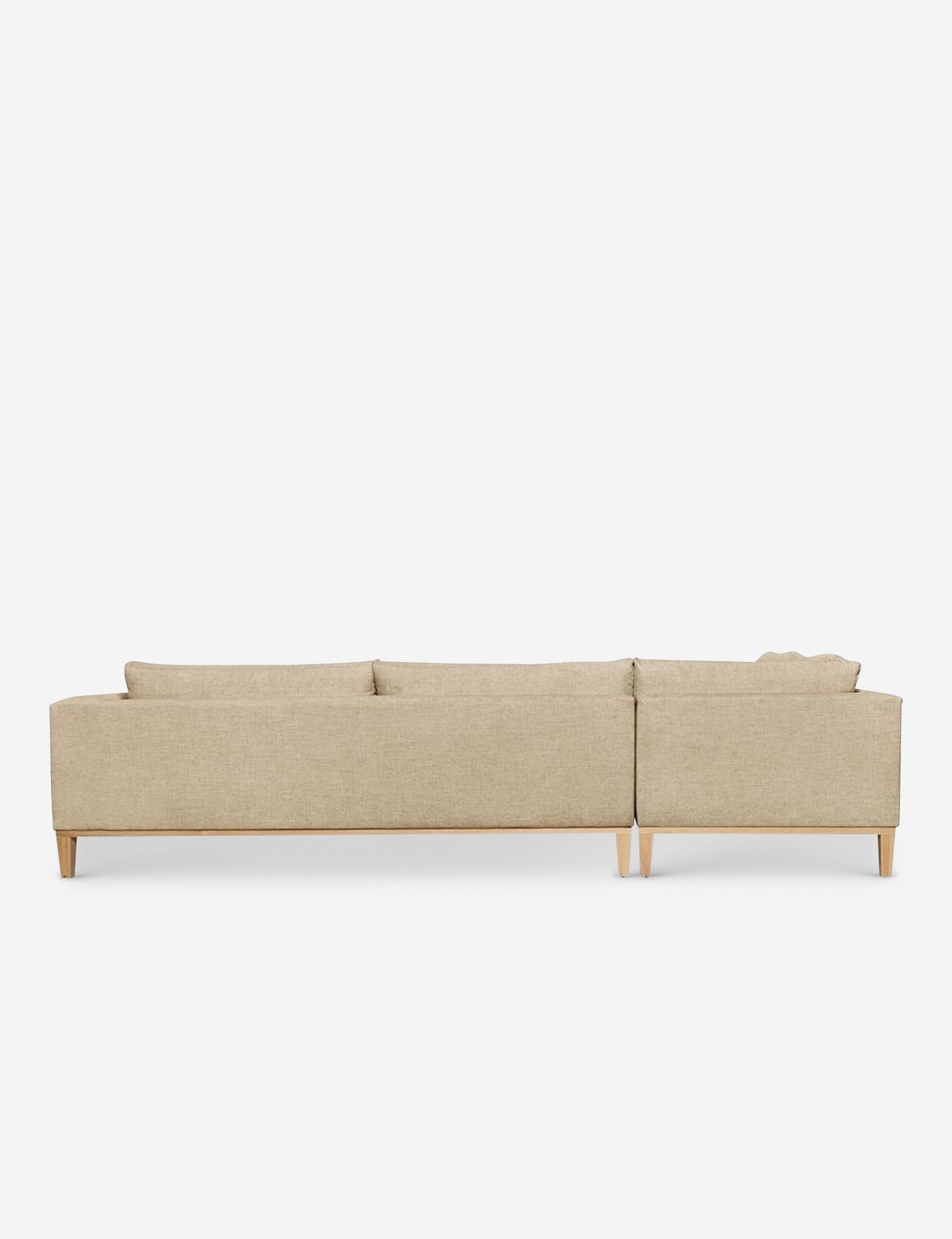 Charleston Sectional Sofa - Modern L-Shaped Couch with Reversible Chaise, Soft Fabric Upholstery for Living Room, Family Room & Home Theater