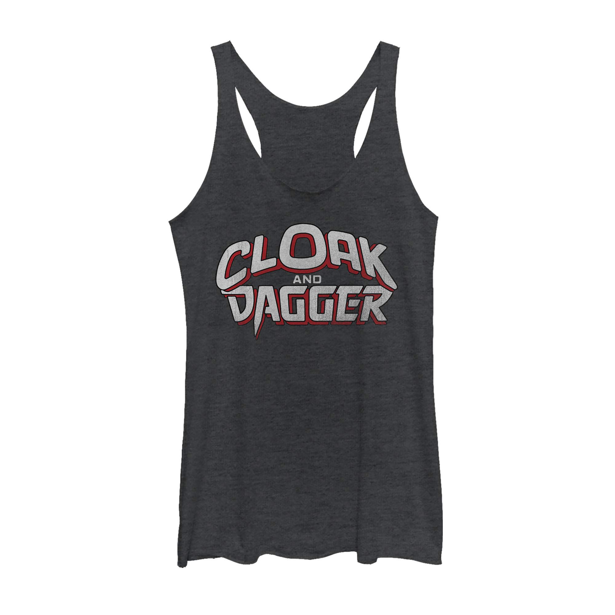 Marvel Classic Logo Women's Racerback Tank Top - Superhero Graphic Tee for Gym, Workout & Casual Wear | Official Licensed Marvel Apparel