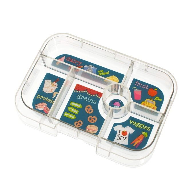 Yumbox Original 6 Compartment Bento Box Tray Insert - Perfect for School Lunches, Picnics & Healthy Meal Prep for Kids & Adults