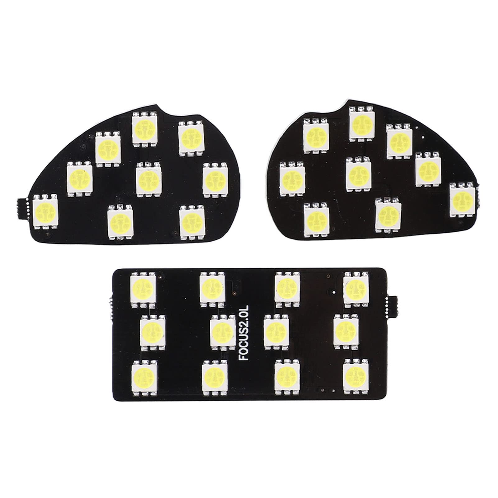 12V LED Panel Dome Light 3PCS - 8000LM White Interior & Convenience Bulbs for Car Roof Ceiling - 30 LEDs Auto Inner Lamps, Reading & Map Light Replacement - Perfect for Night Driving, Camping & Vehicle Interior Lighting