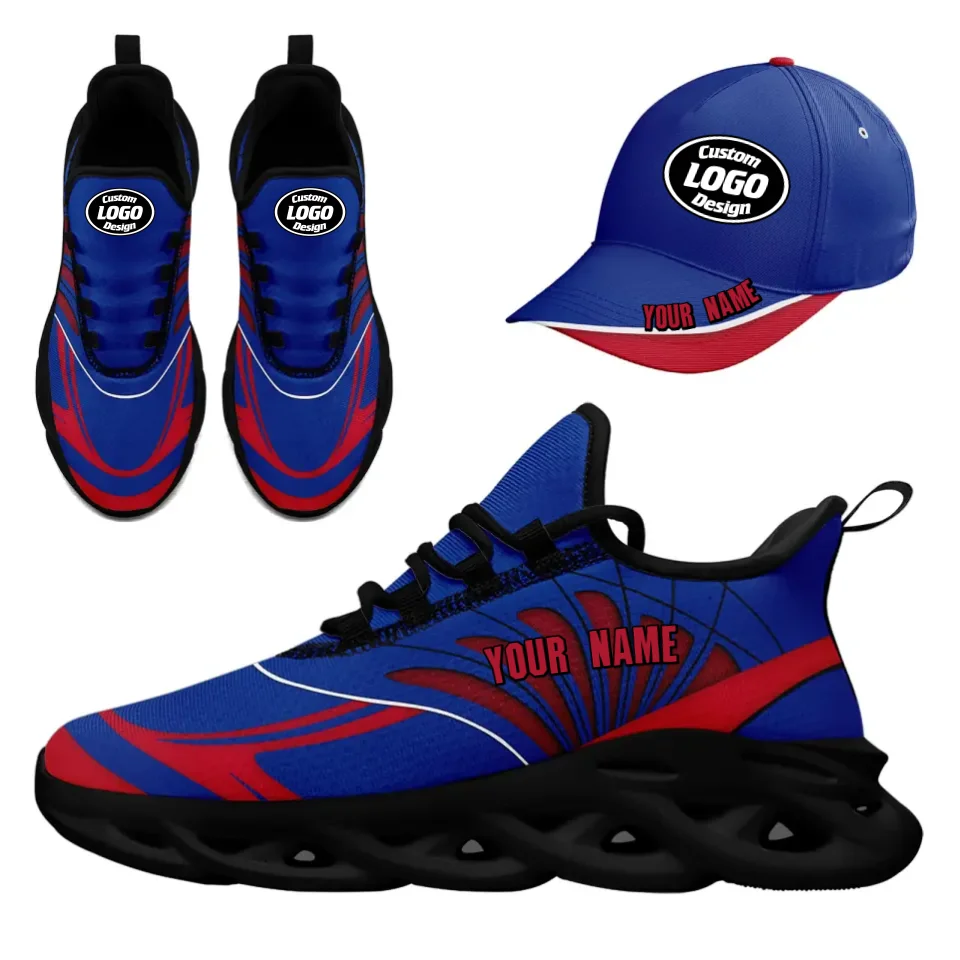 Custom Maxsoul Sneakers & Hat Combo Set - Personalized Athletic Shoes & Apparel for Gifts, Brand Promotion, Fan Festivals & Events - Perfect for Sports Enthusiasts, Streetwear Fashion & Corporate Giveaways