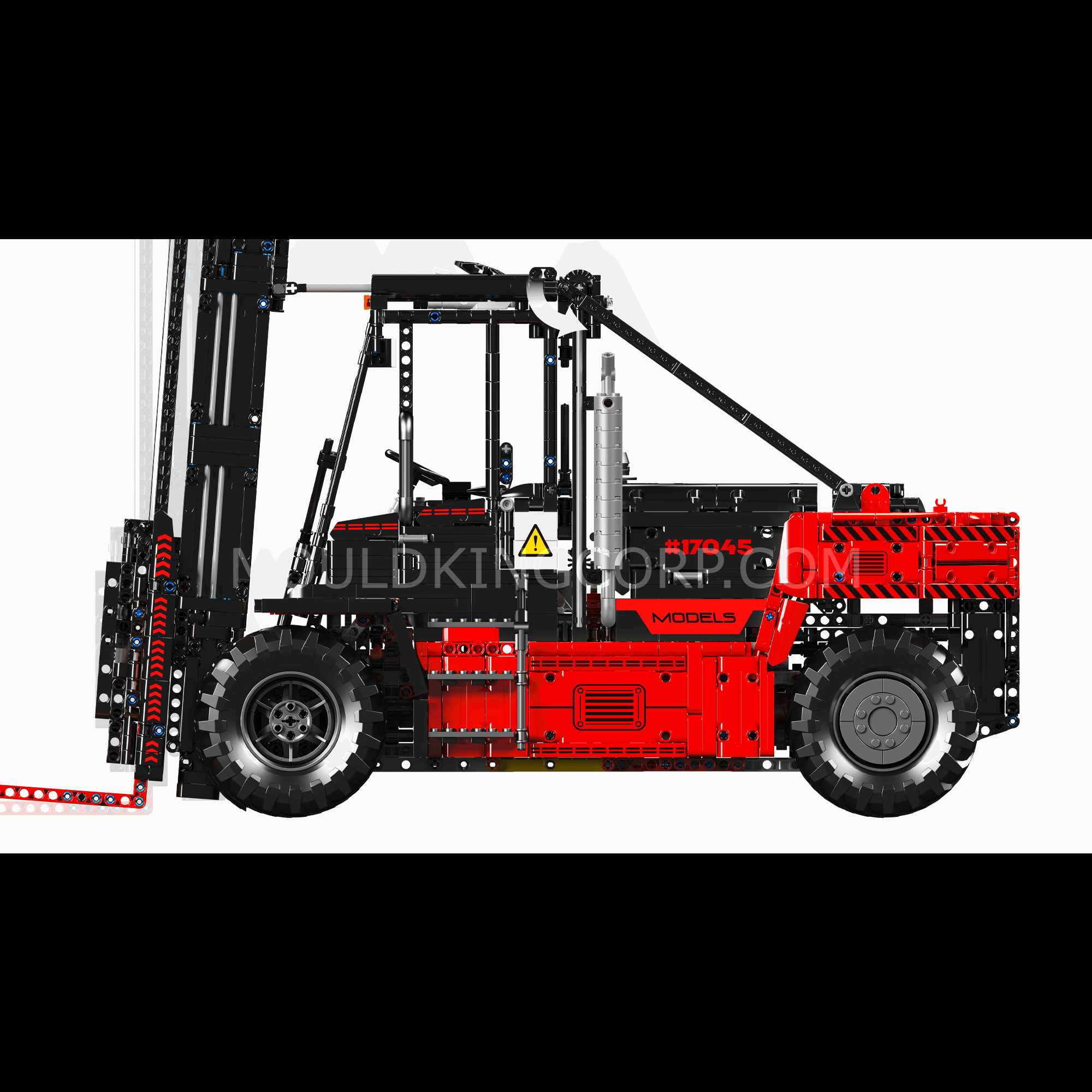 Mould King 17044/17045 Heavy Duty Forklift RC Building Set - 4579 Pcs STEM Toy for Adults & Kids | Construction Model Kit for Engineering Enthusiasts, DIY Project & Collectors | Perfect for Home, Office Display & Gift Giving