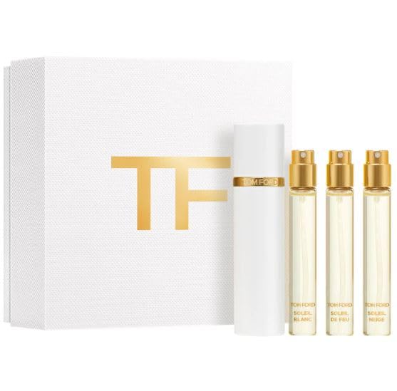 Tom Ford Private Blend Soleil Collection Perfume Set - 3 x 0.33 oz Travel Size Fragrances for Women & Men | Luxury Summer Scents for Beach, Vacation & Date Night