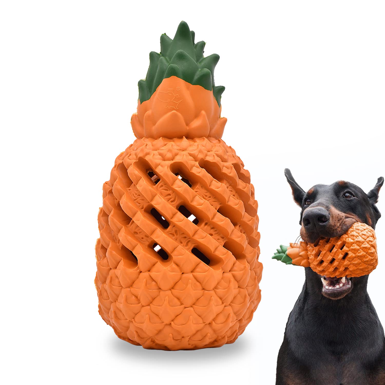 **Durable Pineapple-Shaped Dog Chew Toys for Large & Aggressive Chewers - Indestructible Pet Toy for Strong Biting - Perfect for Playtime, Training & Anxiety Relief**