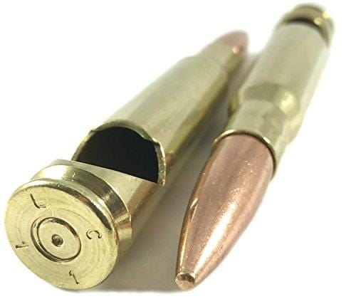 50 Caliber BMG Real Bullet Bottle Opener - Heavy Duty Military Style Beer Bottle Opener - Made in USA - Perfect for Camping, BBQs, and Man Cave Decor