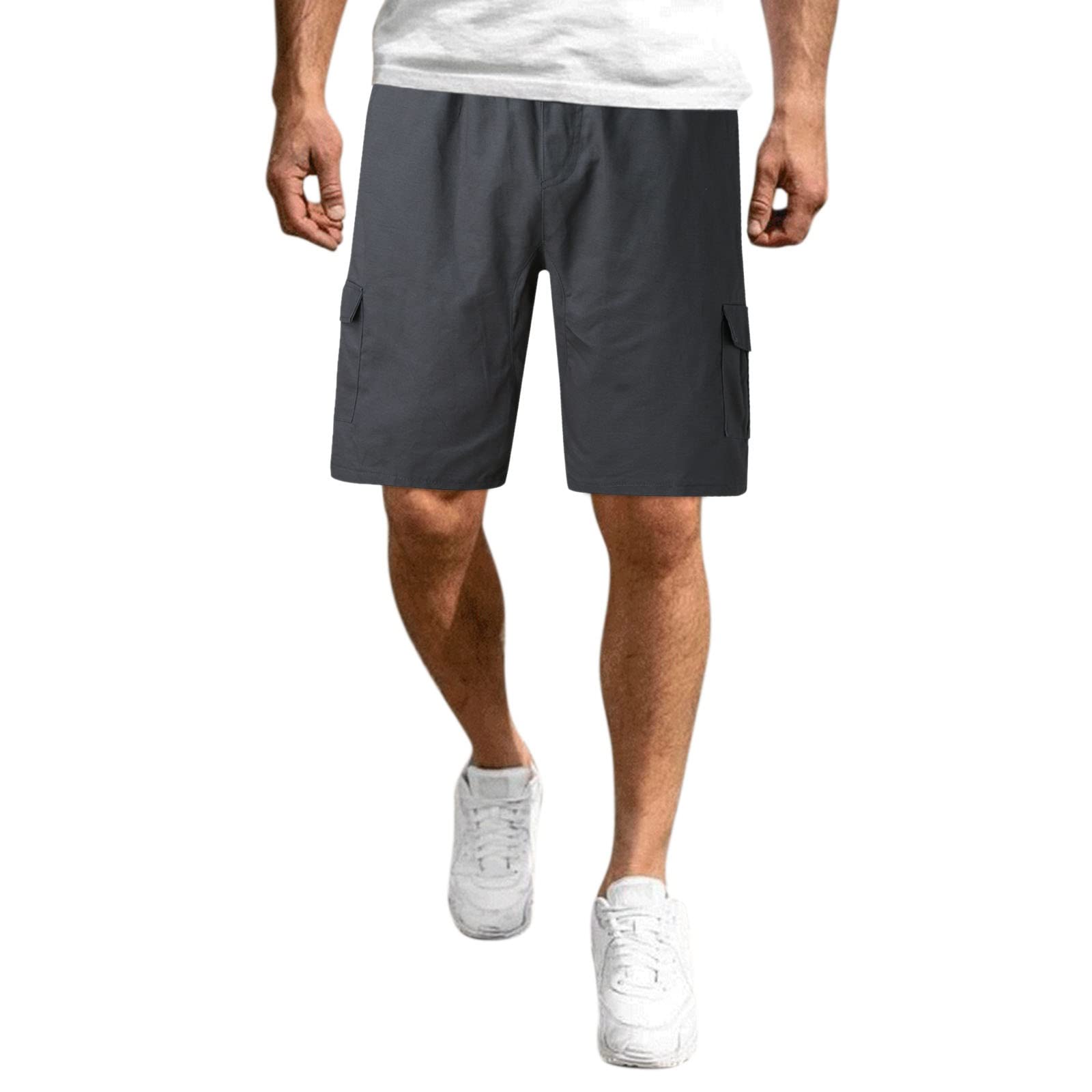 Men's Summer Fashion Cargo Shorts - Straight Leg Loose Fit Beach Pants with Open Leg Design | Perfect for Outdoor Sports, Casual Wear & Vacation