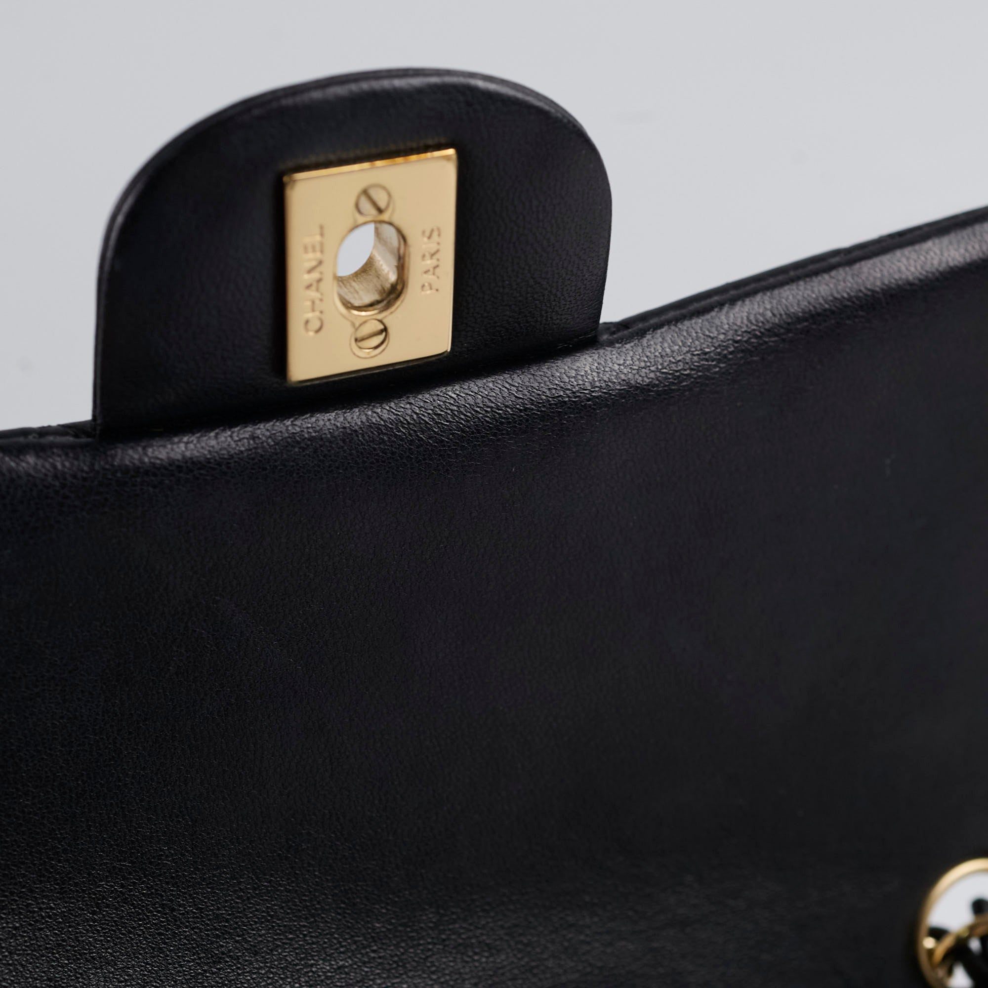 Chanel Mini Rectangle Lambskin Black Leather Flap Bag (23 Series) - Luxury Crossbody Purse for Women, Perfect for Evening Parties & Date Nights