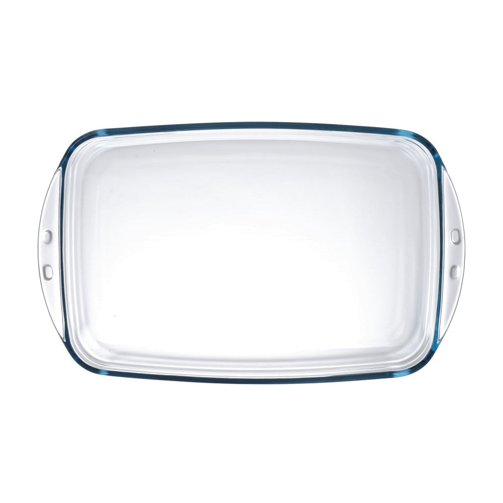 Duralex Reversible Casserole Dish 36x22cm (6.7L) - Oven Safe Glass Baking Pan for Casseroles, Lasagna & Desserts | Perfect for Family Dinners & Holiday Cooking