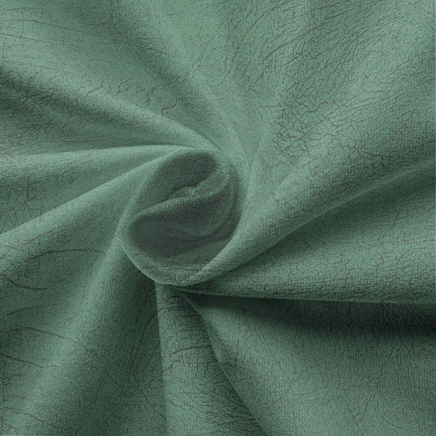 Ambesonne Faux Suede Fabric by The Yard - Digitally Printed Weathered Texture, Durable & Washable Upholstery Fabric for DIY Projects, Home Decor, Indoor & Outdoor Use - 10 Yards, Pale Green | Perfect for Furniture Covers, Curtains, Pillows & Crafting Projects