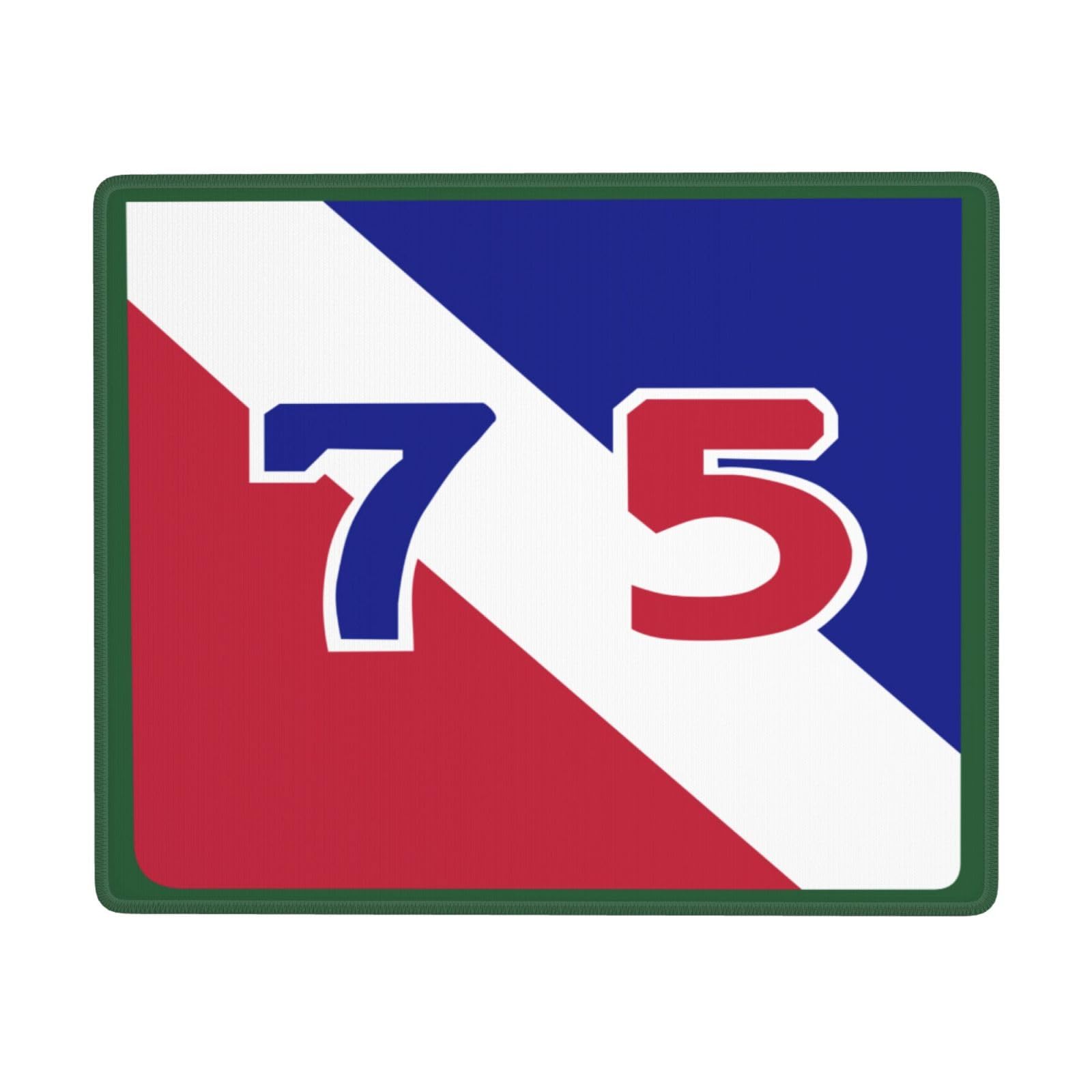 75th Infantry Division (USA) Waterproof Non-Slip Rubber Base Mouse Pad - 7x9 Inch Gaming & Office Mousepad for PC/Laptop - Perfect for Work, Gaming & Military Enthusiasts