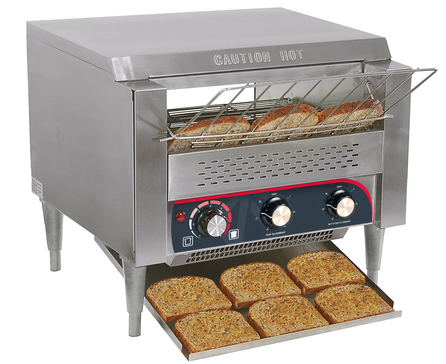 Anvil Conveyor Toaster 3 Slice Commercial Grade - CTK0002 - Perfect for Restaurants, Diners & High Volume Breakfast Service