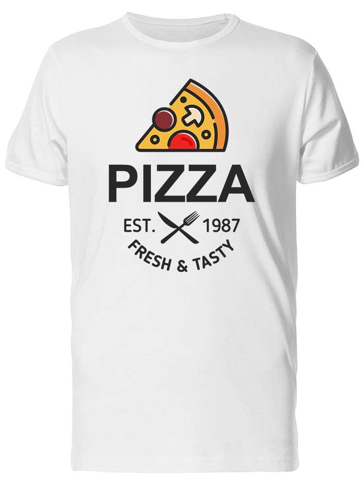Smartprints Vintage 1987 Pizza Fresh & Tasty Men's T-Shirt - Casual Wear & Retro Pizza Lover Gift