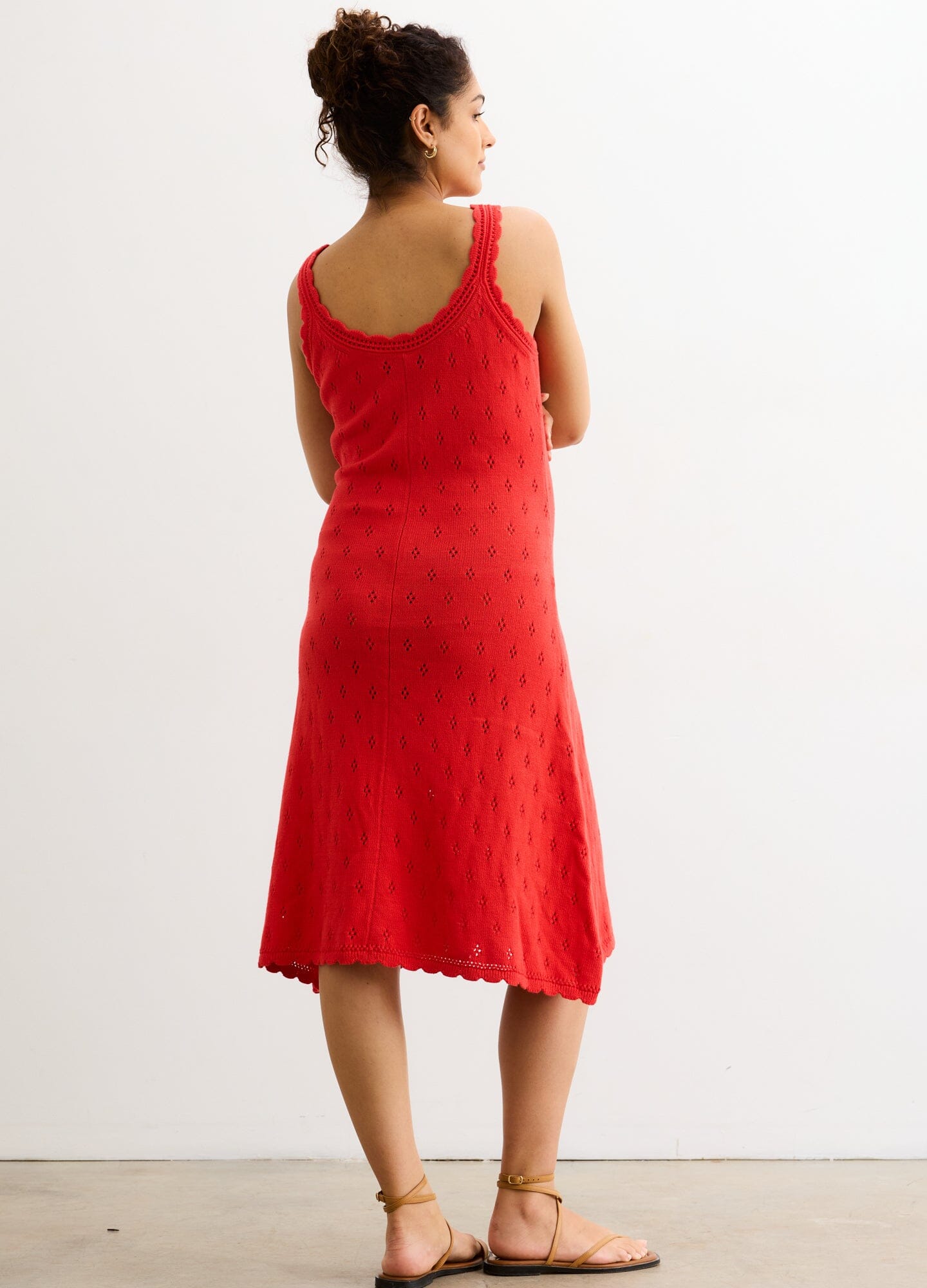 Eloise Pointelle Nursing Tank Dress - Soft Maternity & Nursing Dress for Comfortable Breastfeeding - Perfect for Moms, Pregnancy, and Postpartum Wear