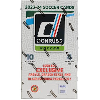 2023-24 Donruss Soccer International Hobby Box - 24 Packs with Exclusive Cards - Perfect for Collectors & Fantasy Sports Fans - Great Gift for Soccer Enthusiasts