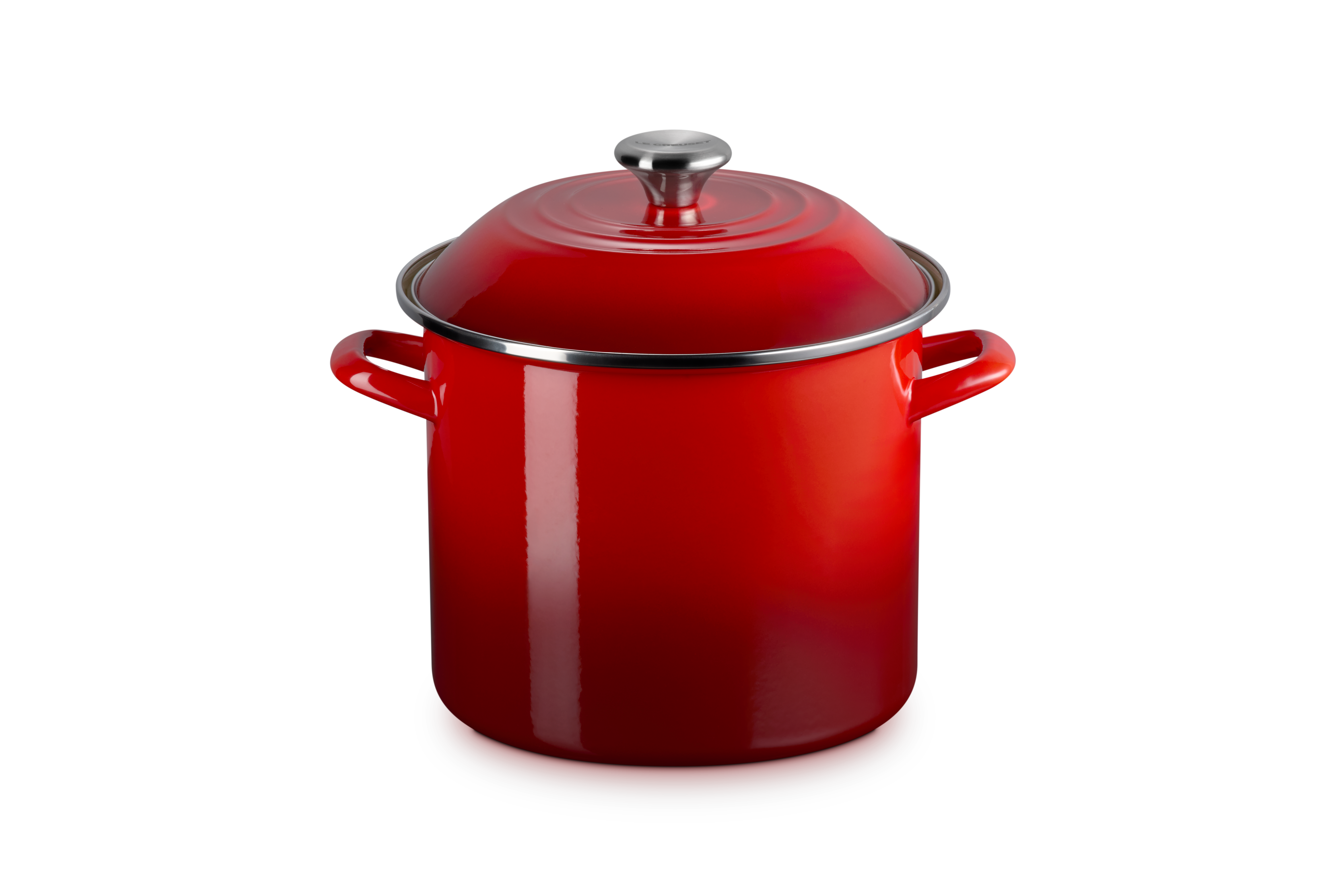 10 qt. Cerise Stockpot - Heavy Duty Stainless Steel Cooking Pot with Lid for Soups, Stews, Pasta & Canning - Perfect for Home Kitchen & Commercial Use