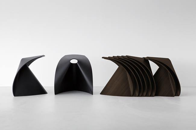 AP S51 Nesting Stool by Lapalma - Space-Saving Modern Stool Set for Home, Office & Outdoor Use - Stackable Design for Compact Storage