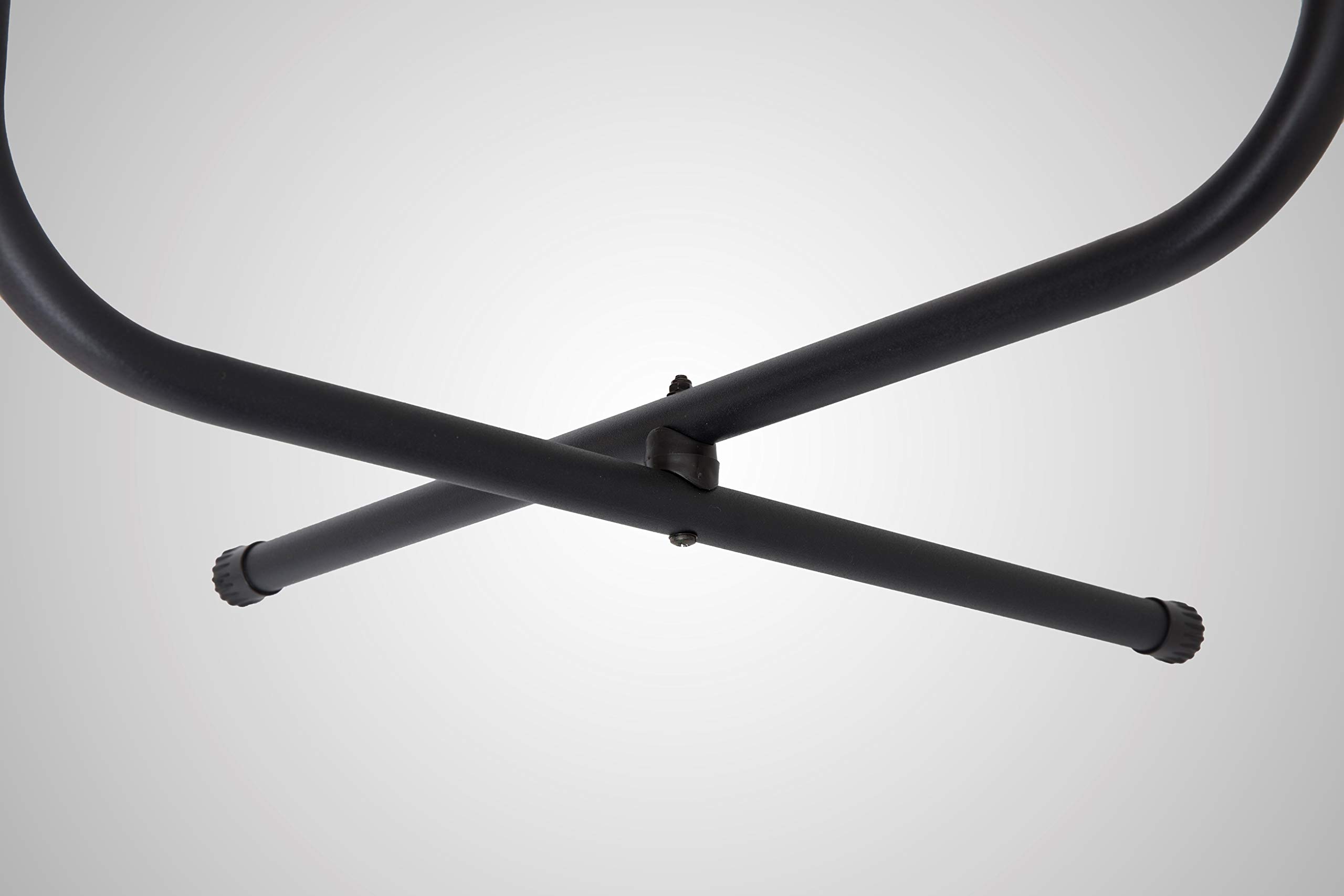 Black Metal Folding Luggage Rack by Mabel Home - Space-Saving Travel Storage for Suitcases, Bags & Clothes - Perfect for Bedrooms, Closets & Hotels