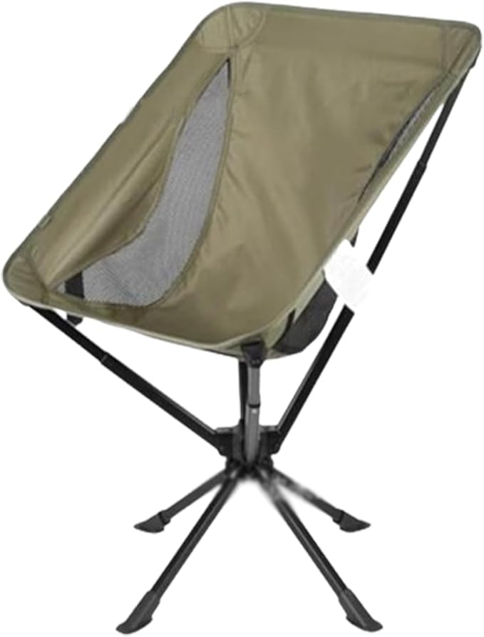 Mpow Rotating Folding Moon Chair - Portable Camping Chair for Outdoor, Beach, Picnic, and Home Relaxation