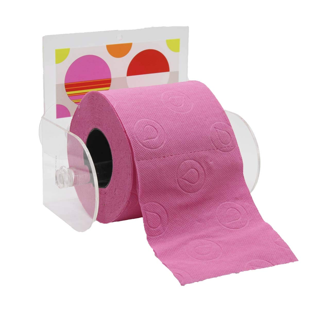 EVIDECO 6704362 Suction Mounted Bathroom Toilet Paper Holder - Multicolor (5.51