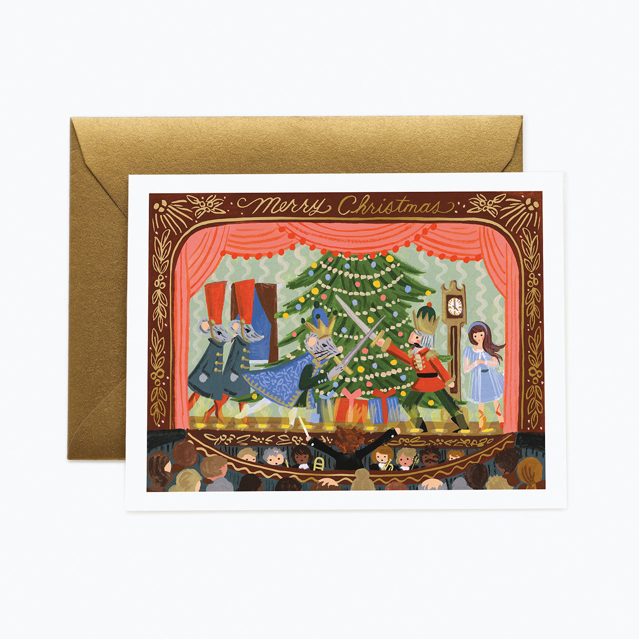 Handcrafted Nutcracker Christmas Greeting Card - Perfect for Holiday Wishes, Party Invitations & Festive Decorations