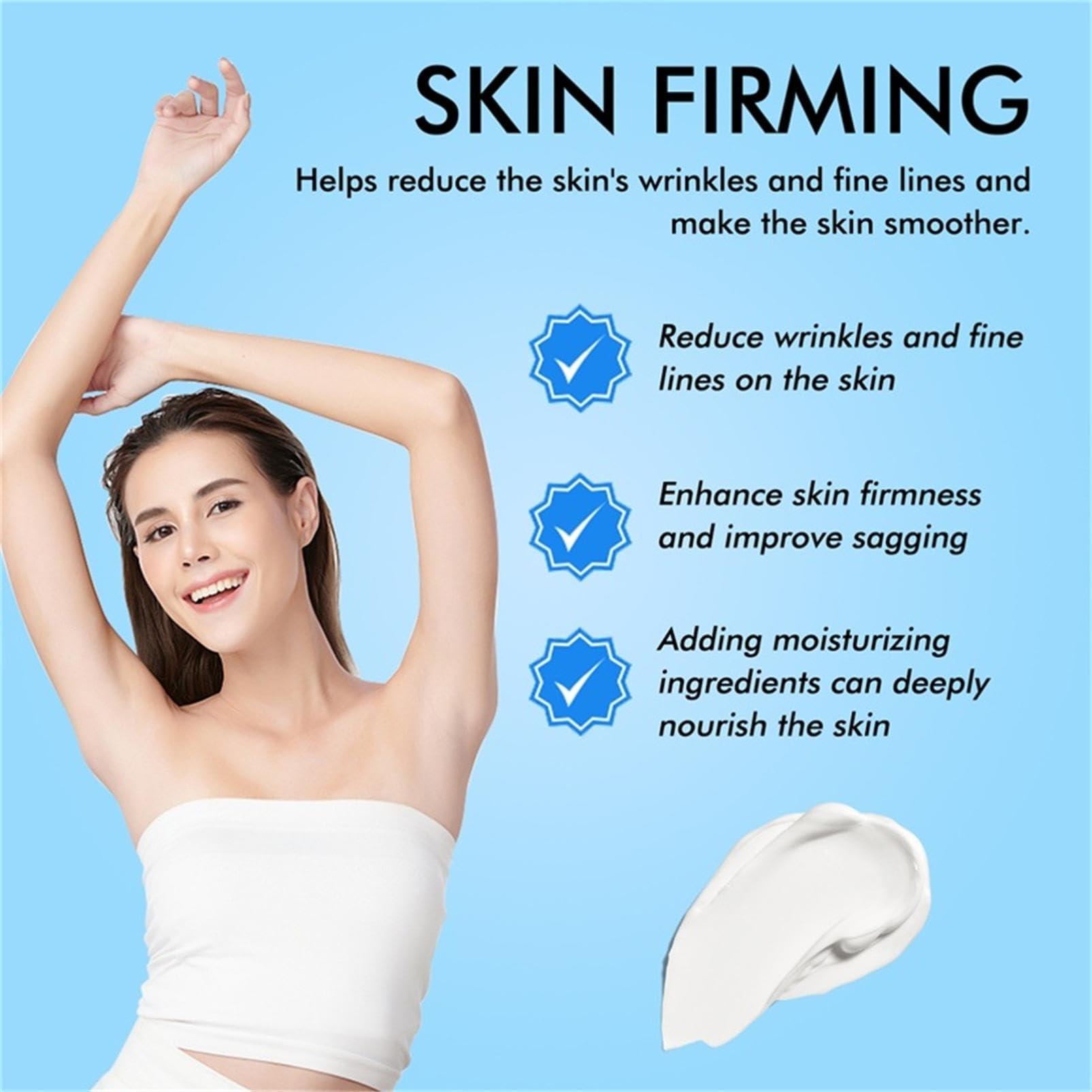 Luxelift Skin Firming Body Butter - Anti-Aging Moisturizing Cream for Tightening & Smoothing Skin, Reduces Fine Lines & Wrinkles, All Skin Types (3 Pack) - Perfect for Daily Body Care & Post-Pregnancy Stretch Mark Treatment