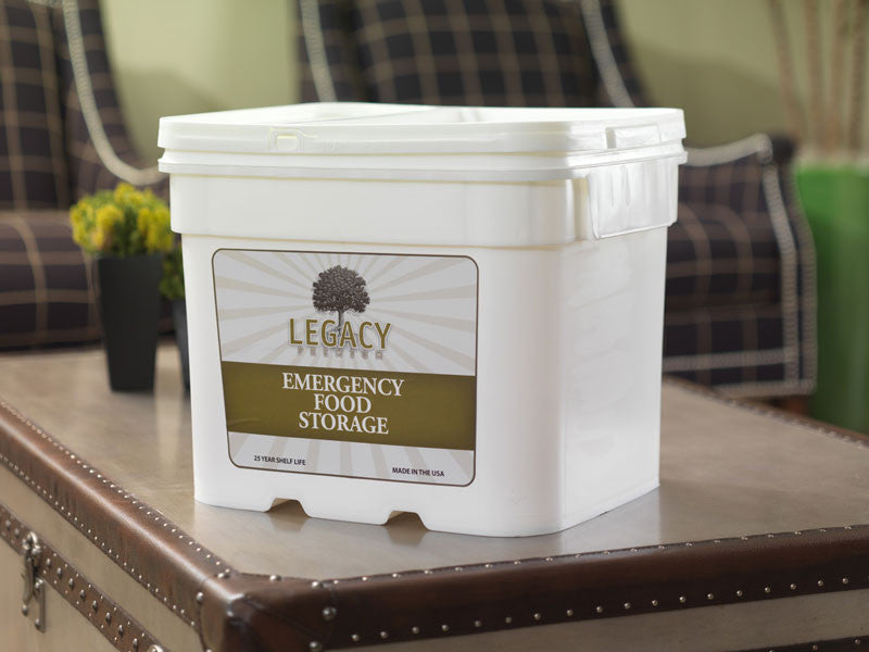 120 Serving Emergency Food Supply Bucket - 31 lbs of Breakfast, Lunch & Dinner Meals | Long-Term Storage, Camping & Survival Preparedness