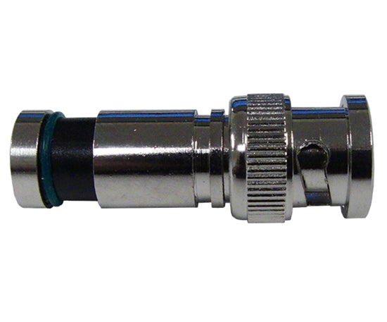 BNC Compression Coax Cable Connectors for RG59 Coaxial Cable - High-Speed Internet & HD TV Signal Transmission - Perfect for Home Theater, CCTV Security Systems & Satellite TV Installations