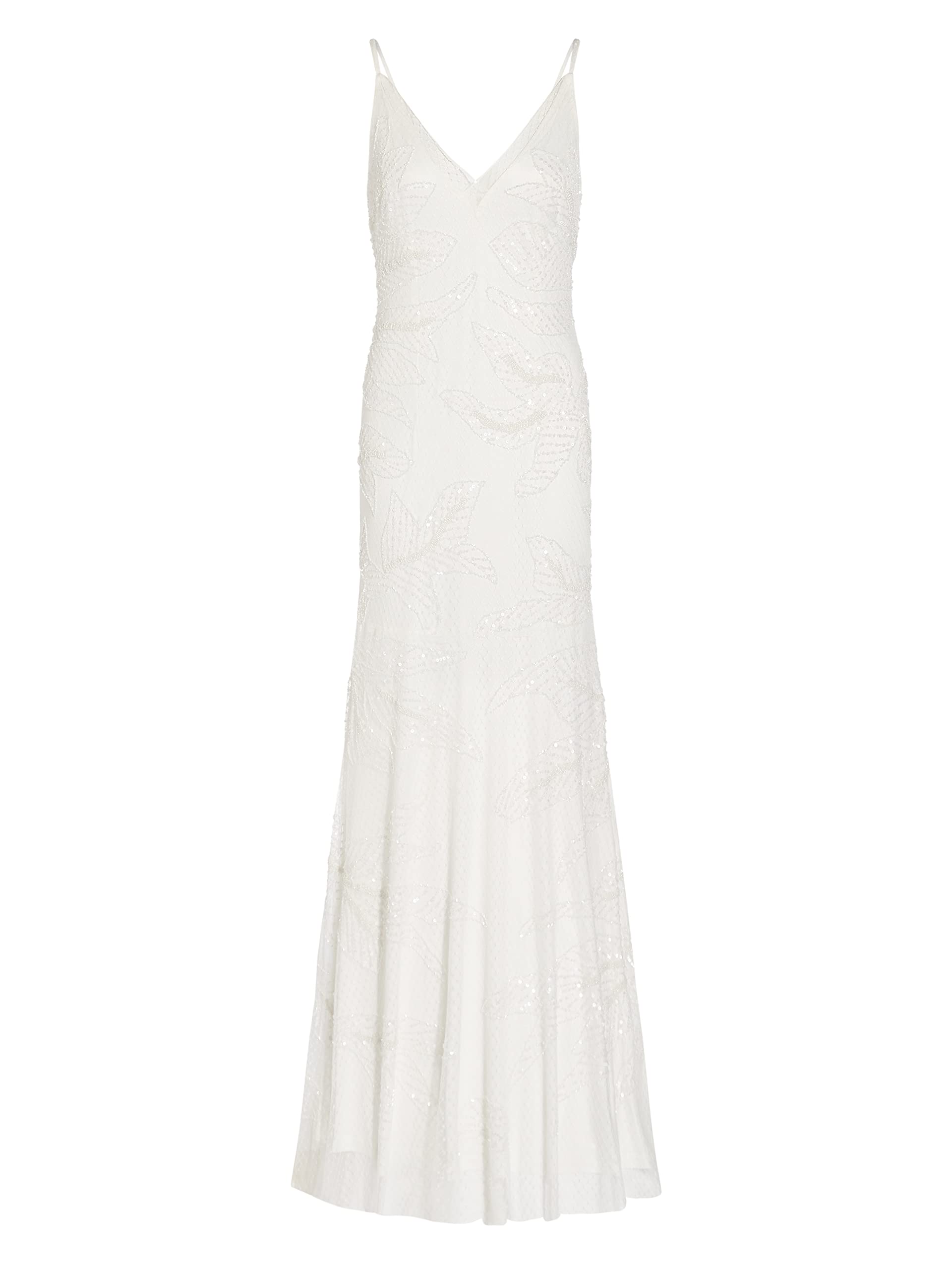 Adrianna Papell Women's Elegant Beaded Mesh Evening Gown - Perfect for Prom, Black Tie Events & Formal Occasions
