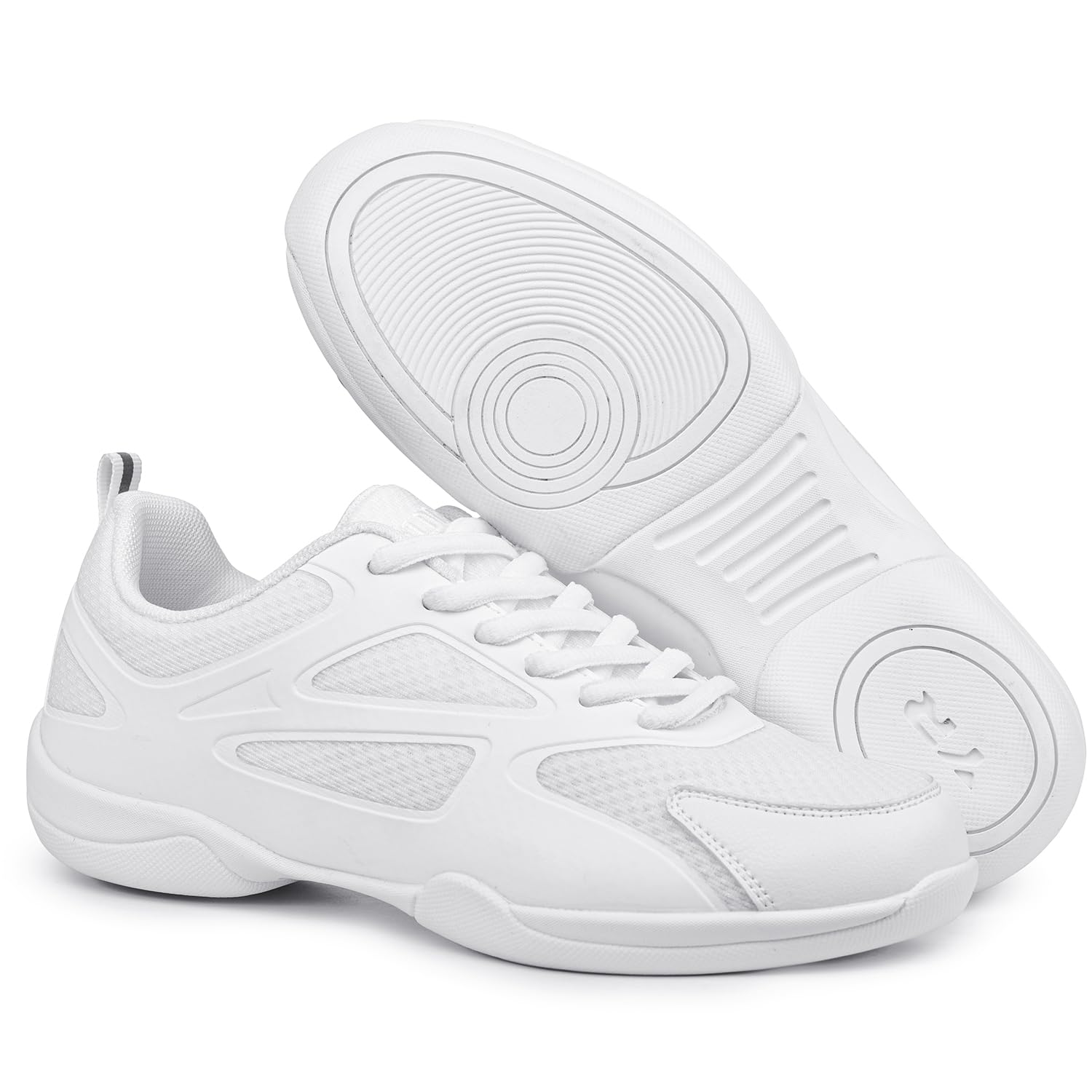 CADIDL Women's White Cheerleading Shoes - Lightweight Dance Shoes for Cheer, Pom, Dance Team & Gymnastics - Perfect for Competitions, Performances & Practice