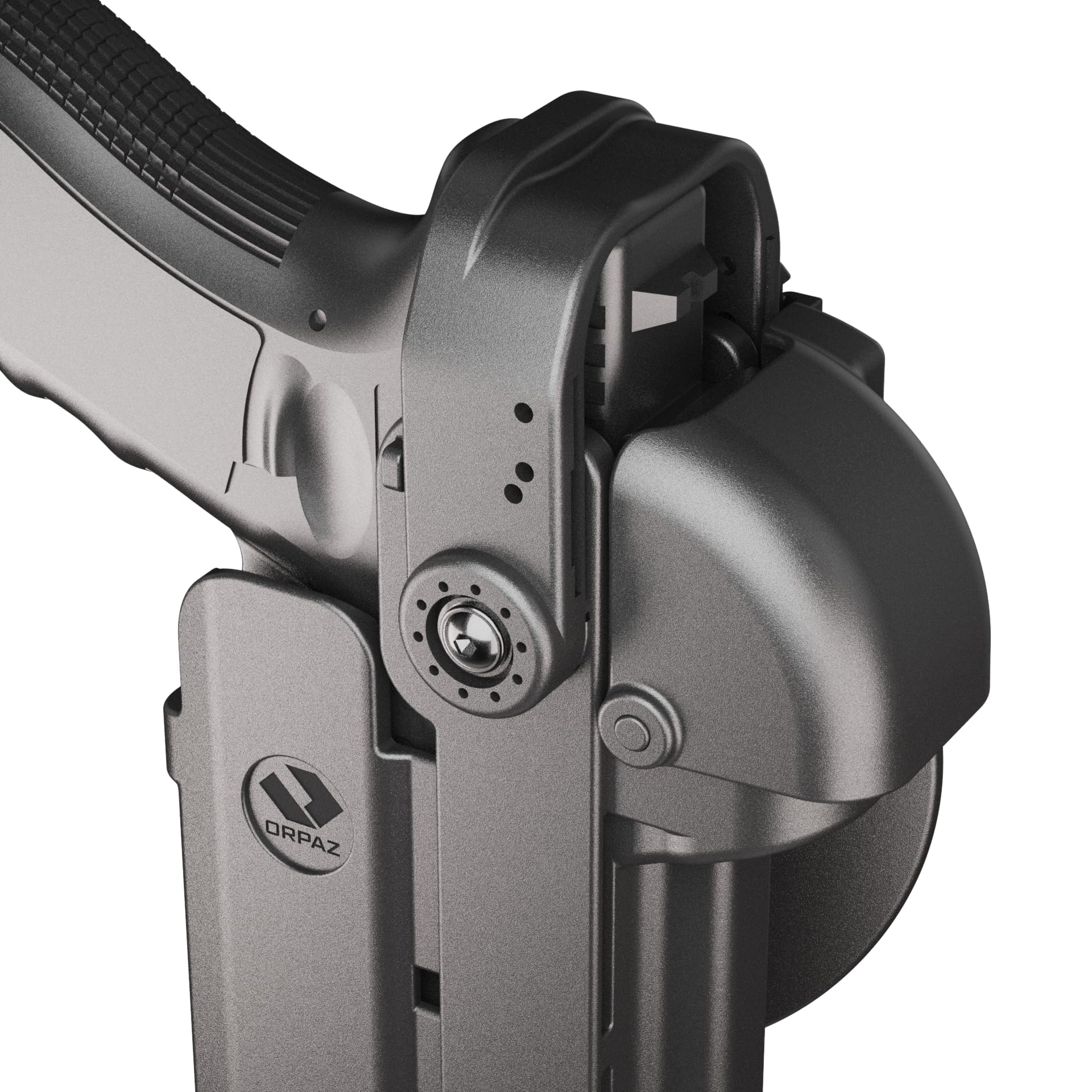 Orpaz T40 Light Bearing Holster - Adjustable Modular Pistol Holster Compatible with Most Handguns, Flashlights, Lasers & Optics | Tactical, Concealed Carry & Range Use