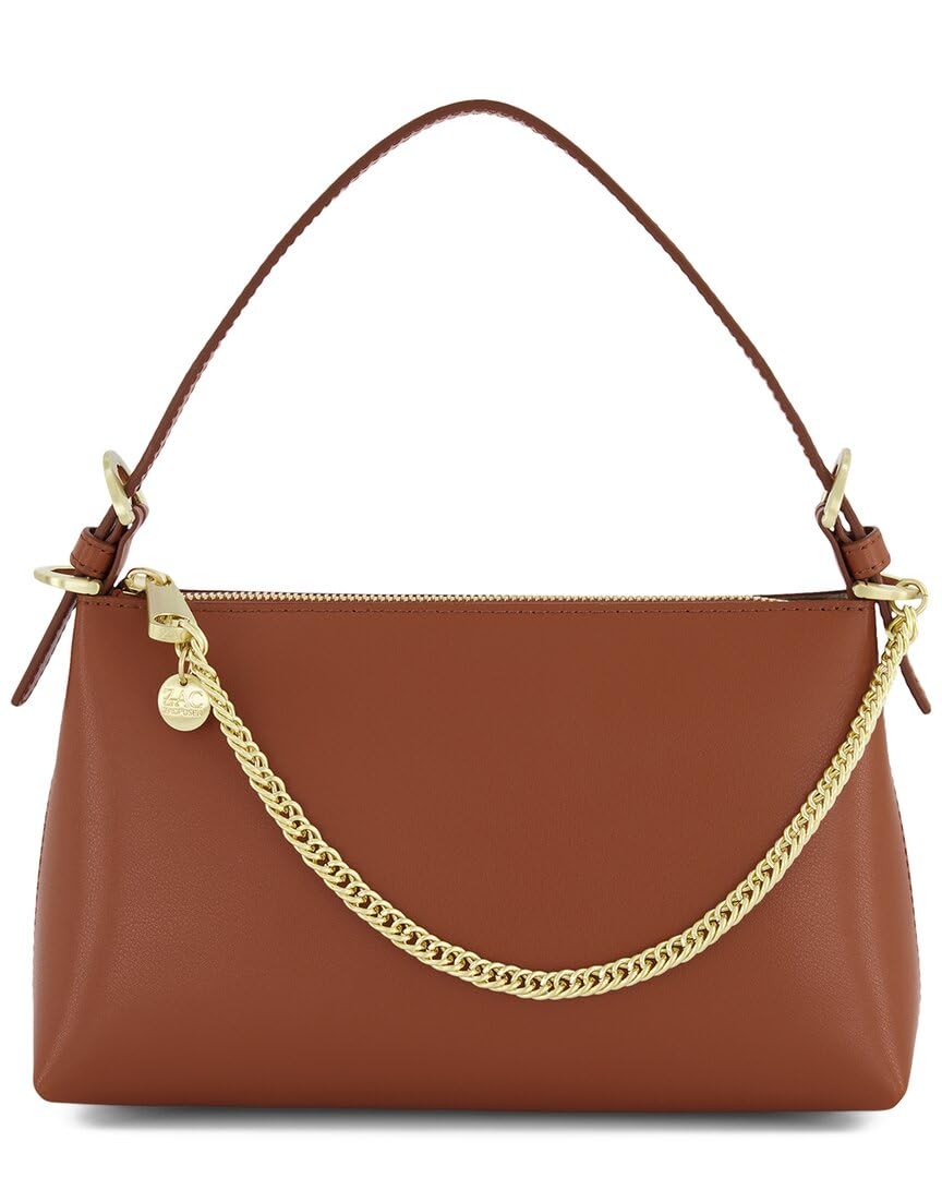 ZAC Zac Posen Women's Zip Top Crossbody Bag - Stylish Leather Shoulder Purse for Everyday Use, Work & Travel