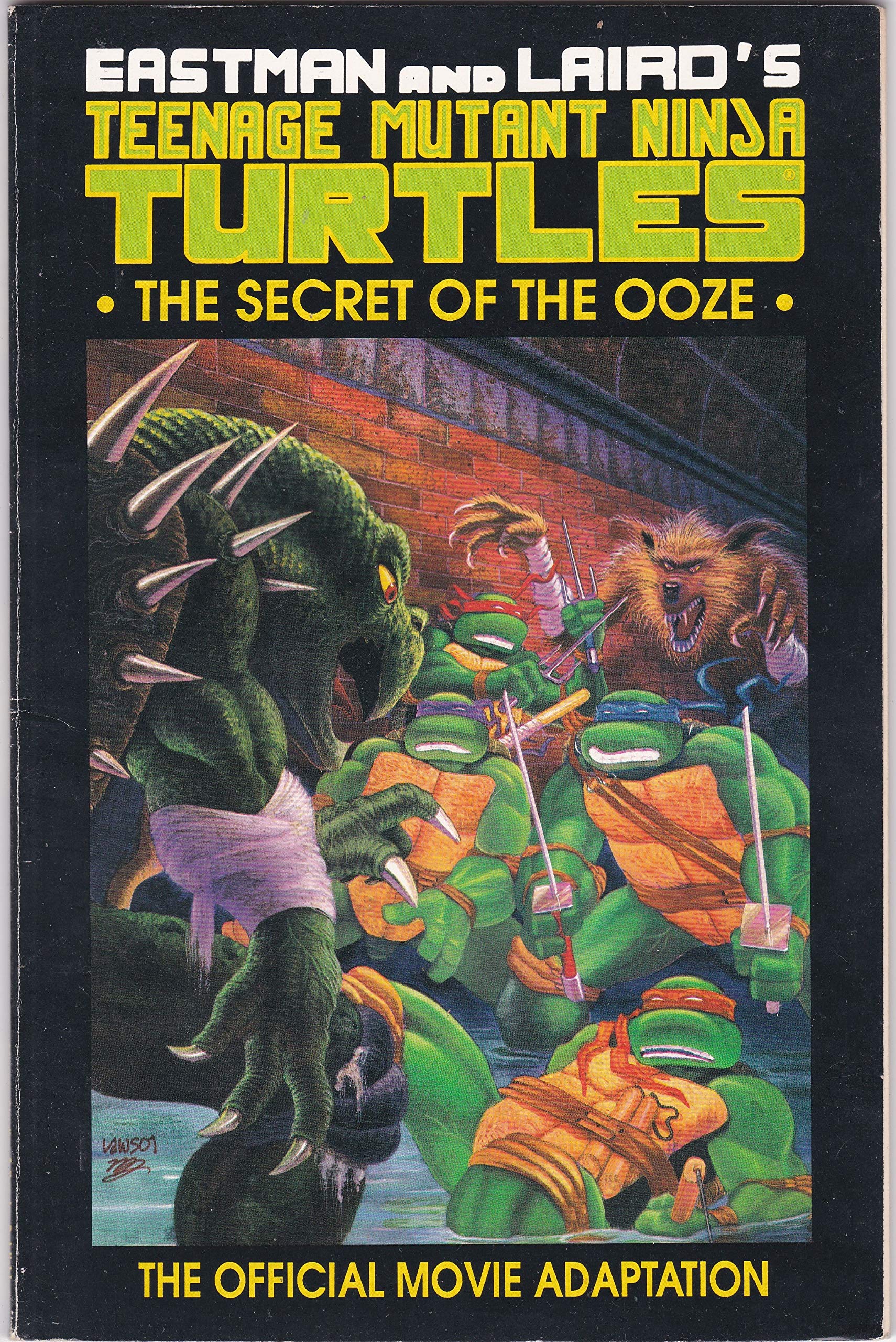 Teenage Mutant Ninja Turtles II: The Secret of the Ooze Comic Book by Kevin Eastman (1991) - Collectible TMNT Graphic Novel for Fans & Action-Packed Teen Superhero Storytelling