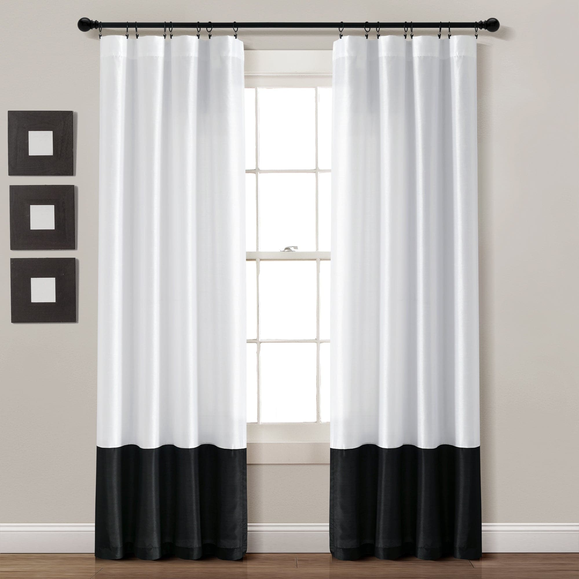 Milione Fiori Floral Window Curtains Set of 2 Panels - Elegant Blackout Drapes for Living Room, Bedroom & Home Decor