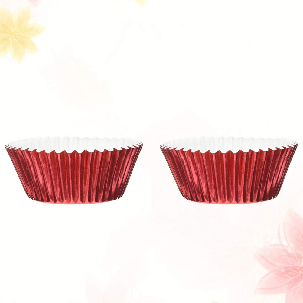DOITOOL 200 Pcs Disposable Dessert Cups - Eco-Friendly Paper Baking Liners for Cupcakes, Muffins & Candy - Perfect for Parties, Weddings & Home Baking (2.5 Inch)