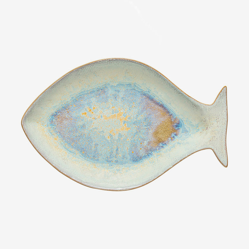 Casafina Dori Dourada Serving Platter - Elegant Gold-Toned Tray for Appetizers, Cheese & Charcuterie - Perfect for Dinner Parties, Entertaining & Holiday Gatherings