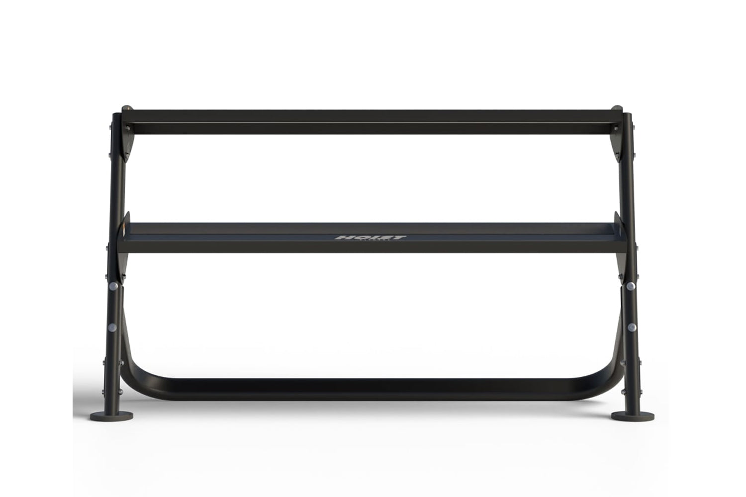 Hoist 60 2-Tier Dumbbell Rack with Optional 3rd Tier (HF-5461-60) - Heavy Duty Gym Equipment for Home & Commercial Fitness Centers