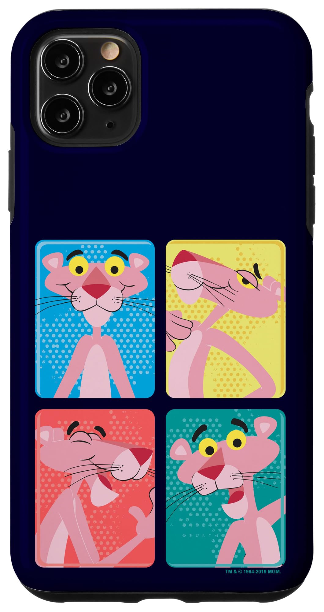 iPhone 11 Pro Max Case - Pink Panther Pop Art Design Protective Cover for Shock Absorption | Perfect for Daily Use, Travel & Gift Giving